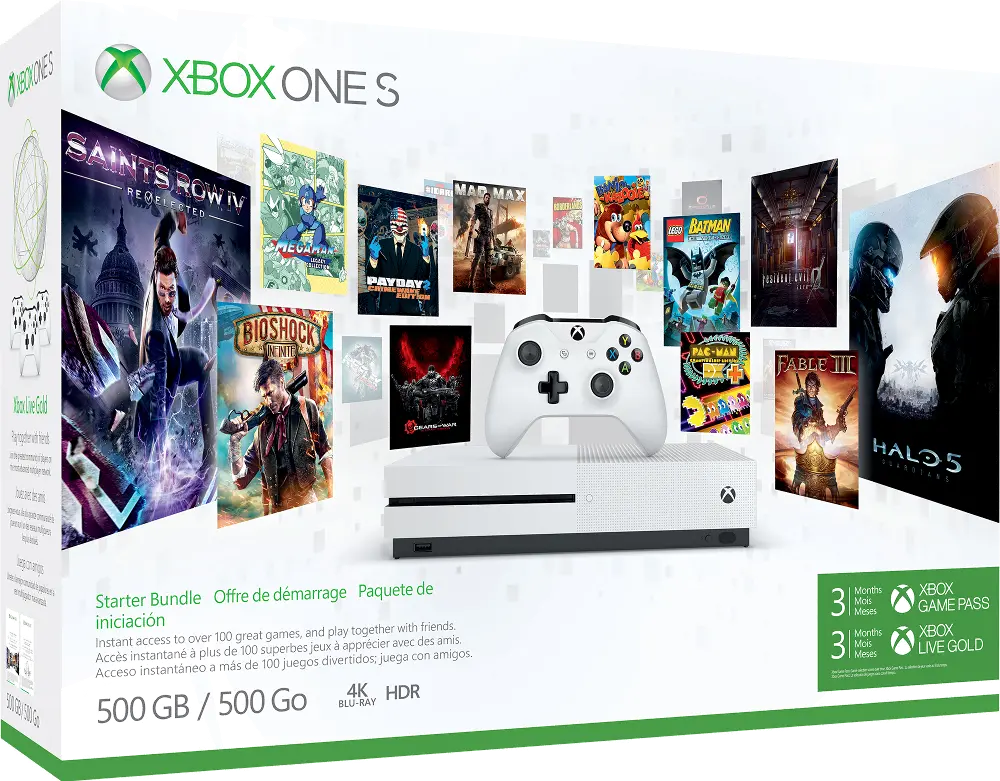 XB1S/500GB_GAME_PASS Xbox One S Starter Bundle (500GB)-1
