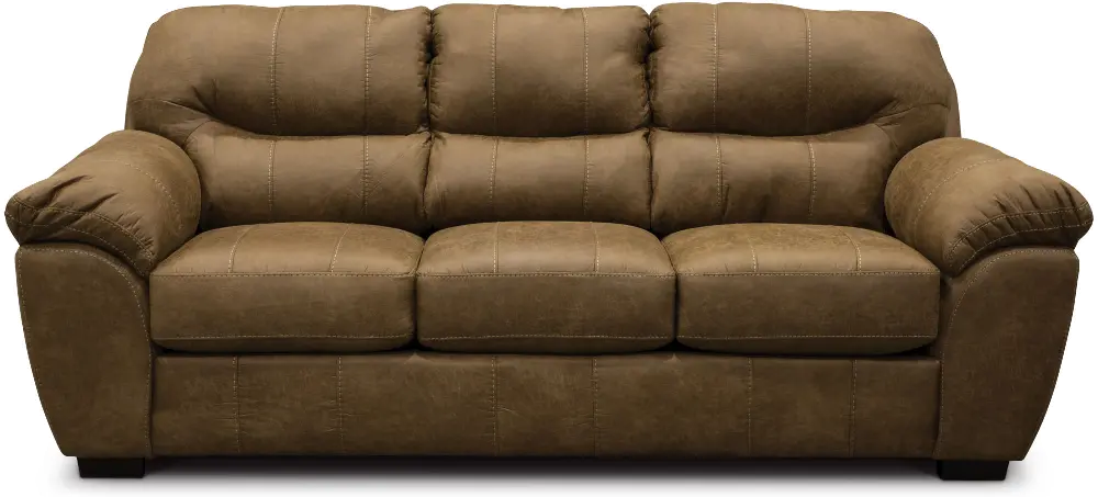 445304 122749 Casual Contemporary Silt Brown Sofa Bed - Grant-1