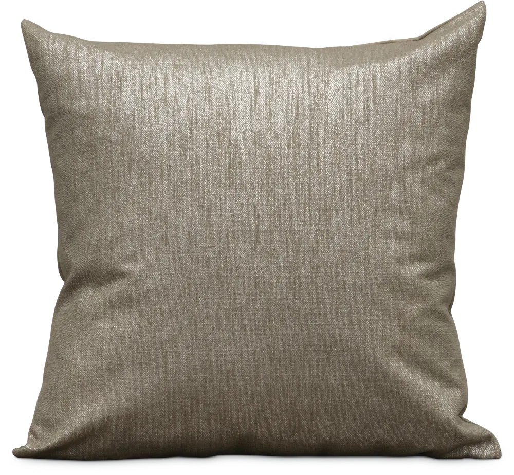 Bronze and Black Feather Blend Throw Pillow - Richford-1