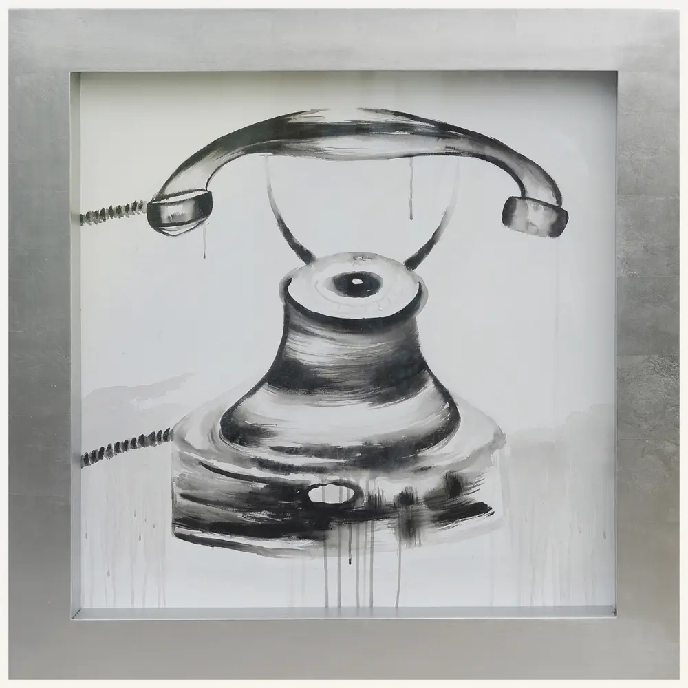 Vintage Telephone Framed Wall Art-1
