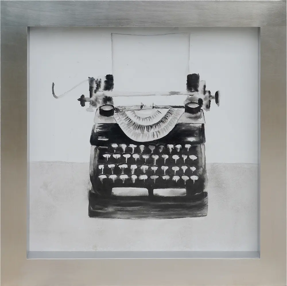 Vintage Typewriter Framed Wall Art-1