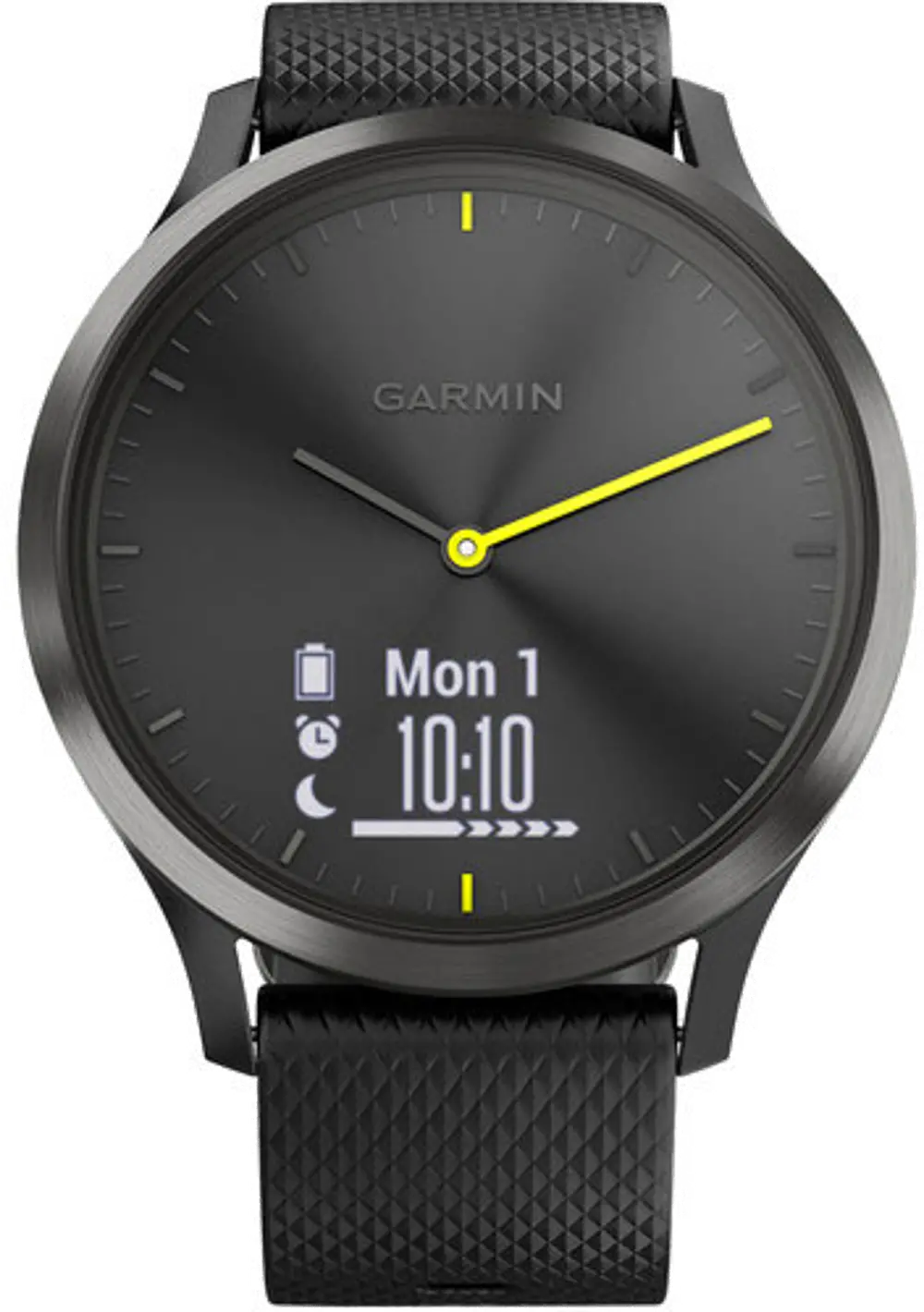 010-01850-11 Garmin Vivomove Fitness Band and Smart Watch Black Large-1