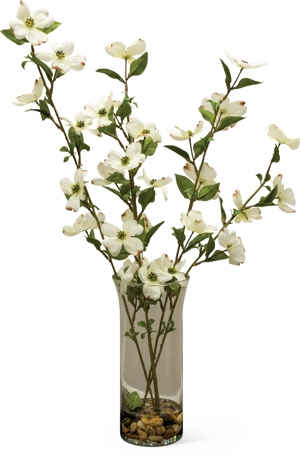 25 Inch Dogwood Blossom Arrangement With Water Look-1