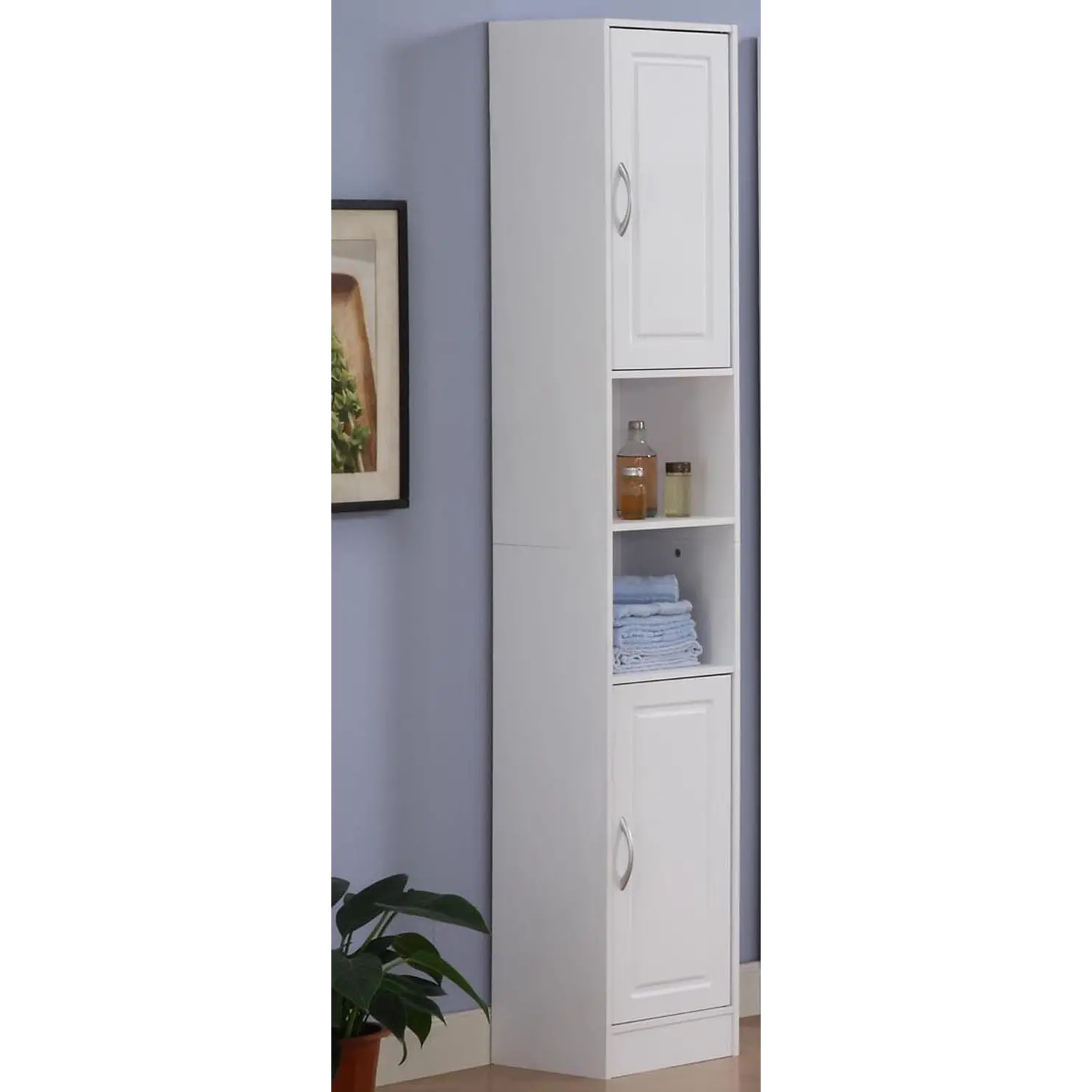 White Tower Storage with 2 Doors-1