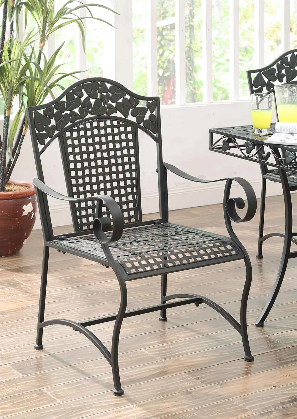 2 Metal Outdoor Patio Chairs - Ivy League-1