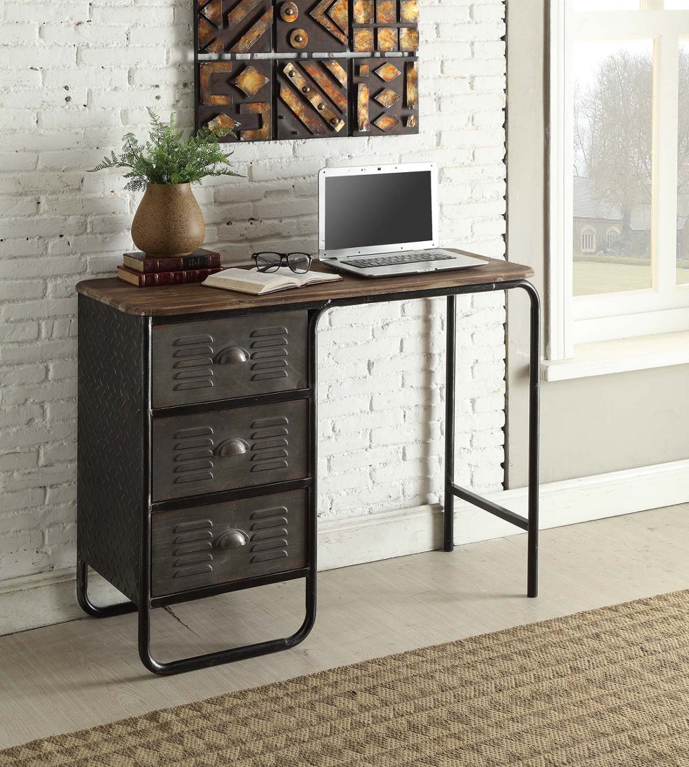 110894730 Industrial Desk with 3-Drawers - Locker sku 110894730