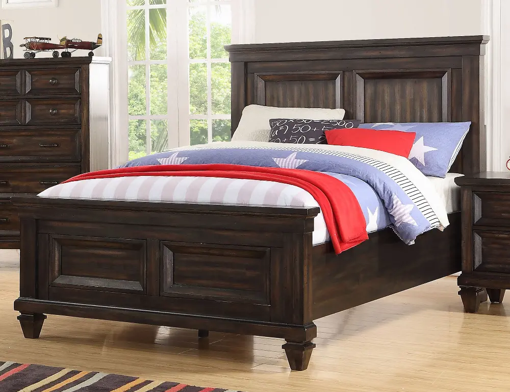Sevilla Brown Twin Bed-1