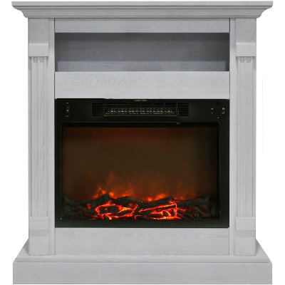 White Electrical Mantel Fireplace (34 Inch) - Sienna | RC Willey Furniture Store RC Willey has the white Sienna electric fireplace which offers the perfect blend of style and functionality to any room it’s placed in. Its slim frame is made out of a sturdy MDF material that is available in seven striking finishes. The clean lines