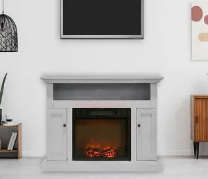 Sorrento Modern 50 Inch Fireplace TV Stand RC Willey