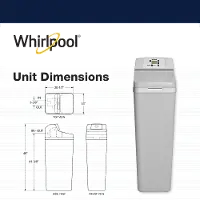 Whirlpool Water Softener Cleanser - Maintains Efficiency & Performance, NSF Listed, Extends Warranty