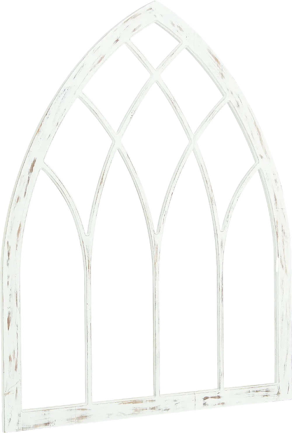 Magnolia Home Furniture Jo's White Cathedral Arch Window Panel-1