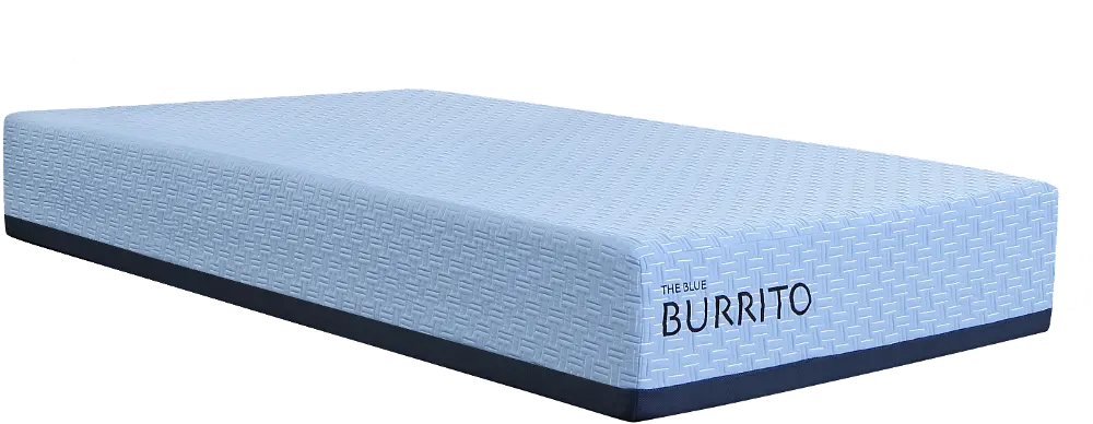 AF-BBMF-011TX Blue Burrito Visco Gel Memory Foam Twin-XL Mattress-1