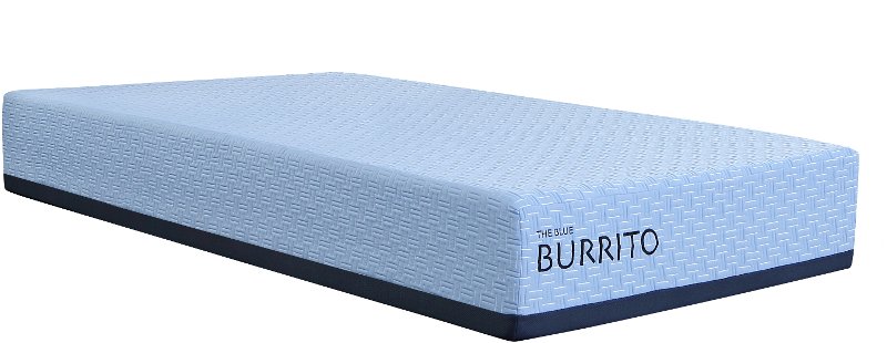 Blue Burrito Visco Gel Memory Foam Twin, Twin Bed Memory Foam Pad