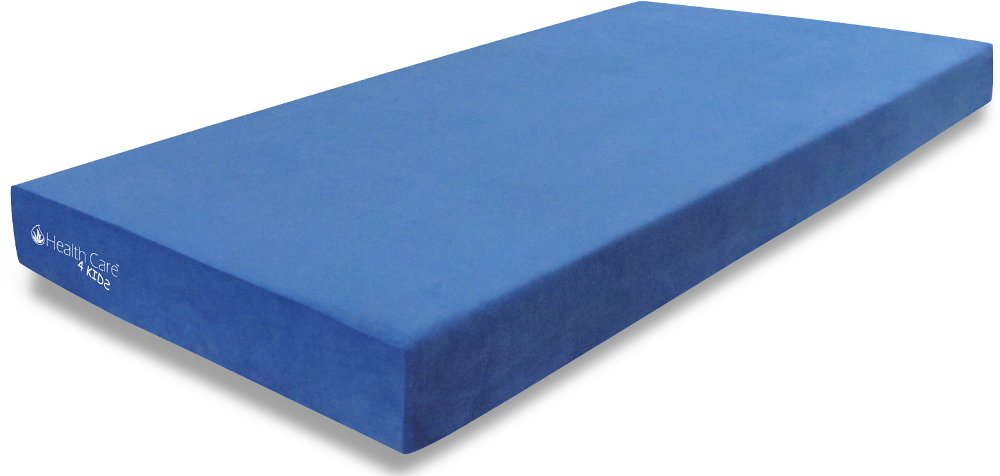 Health Care 4 Kids Blue Memory Foam Full Size Mattress and Pillow