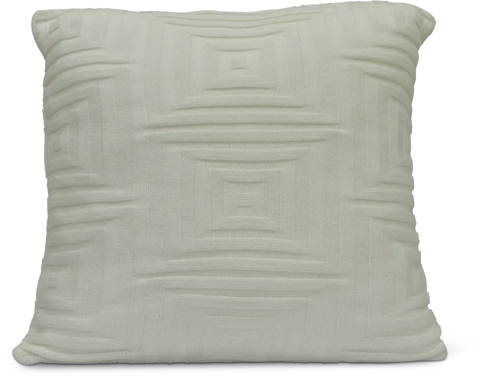 Natural Concentric Throw Pillow-1