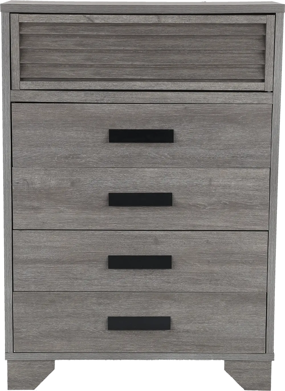 Casual Contemporary Gray Chest of Drawers - Sarter-1