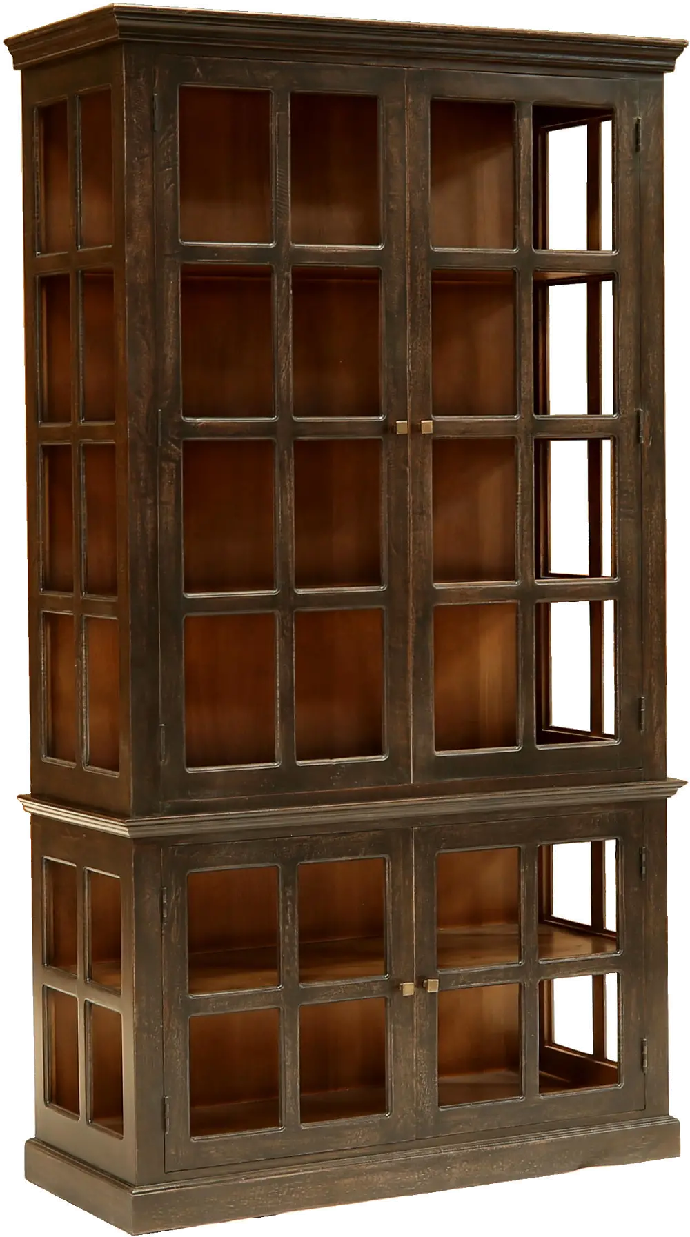 Brix Classic Brown Door Bookcase-1