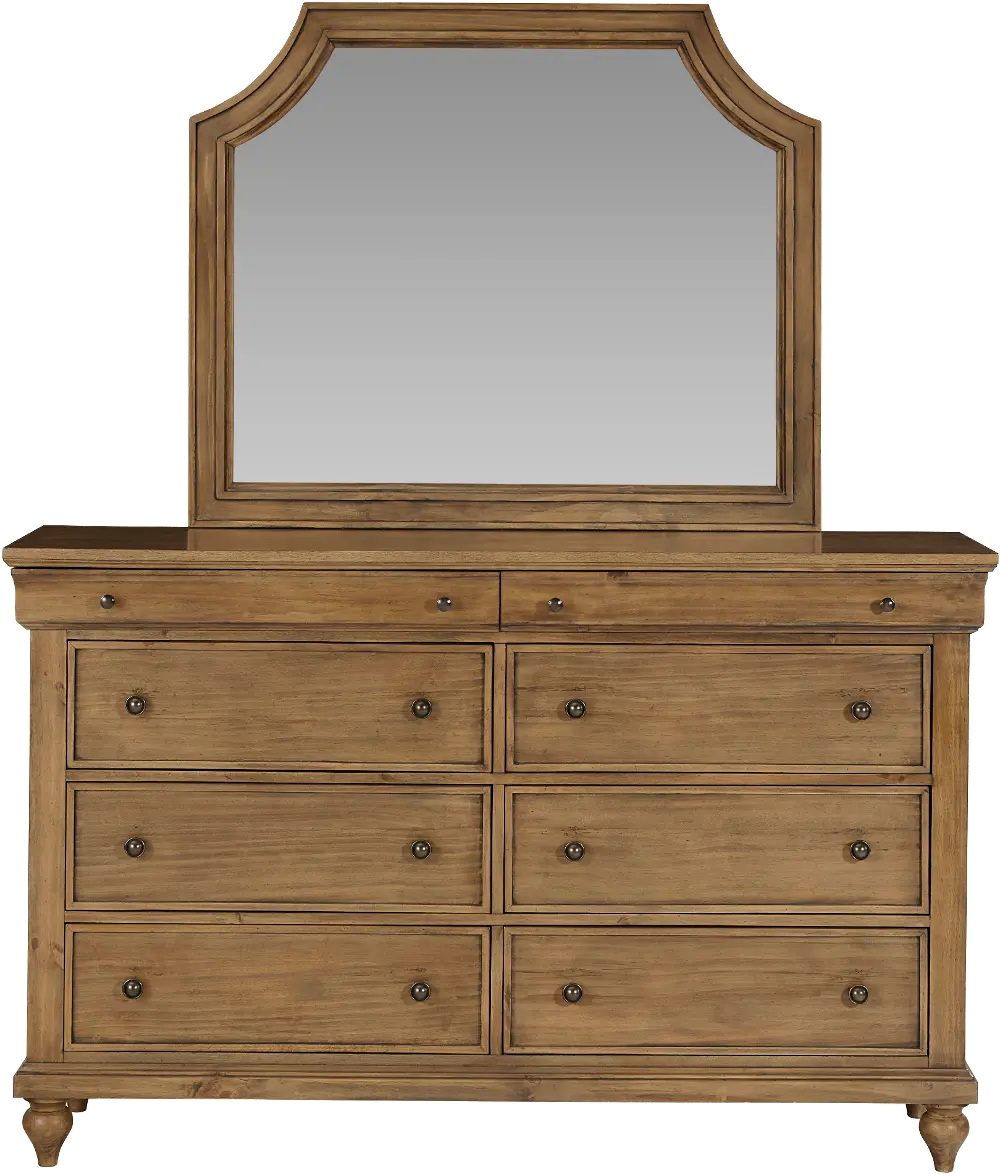 Classic Toffee Brown Dresser - Brussels-1