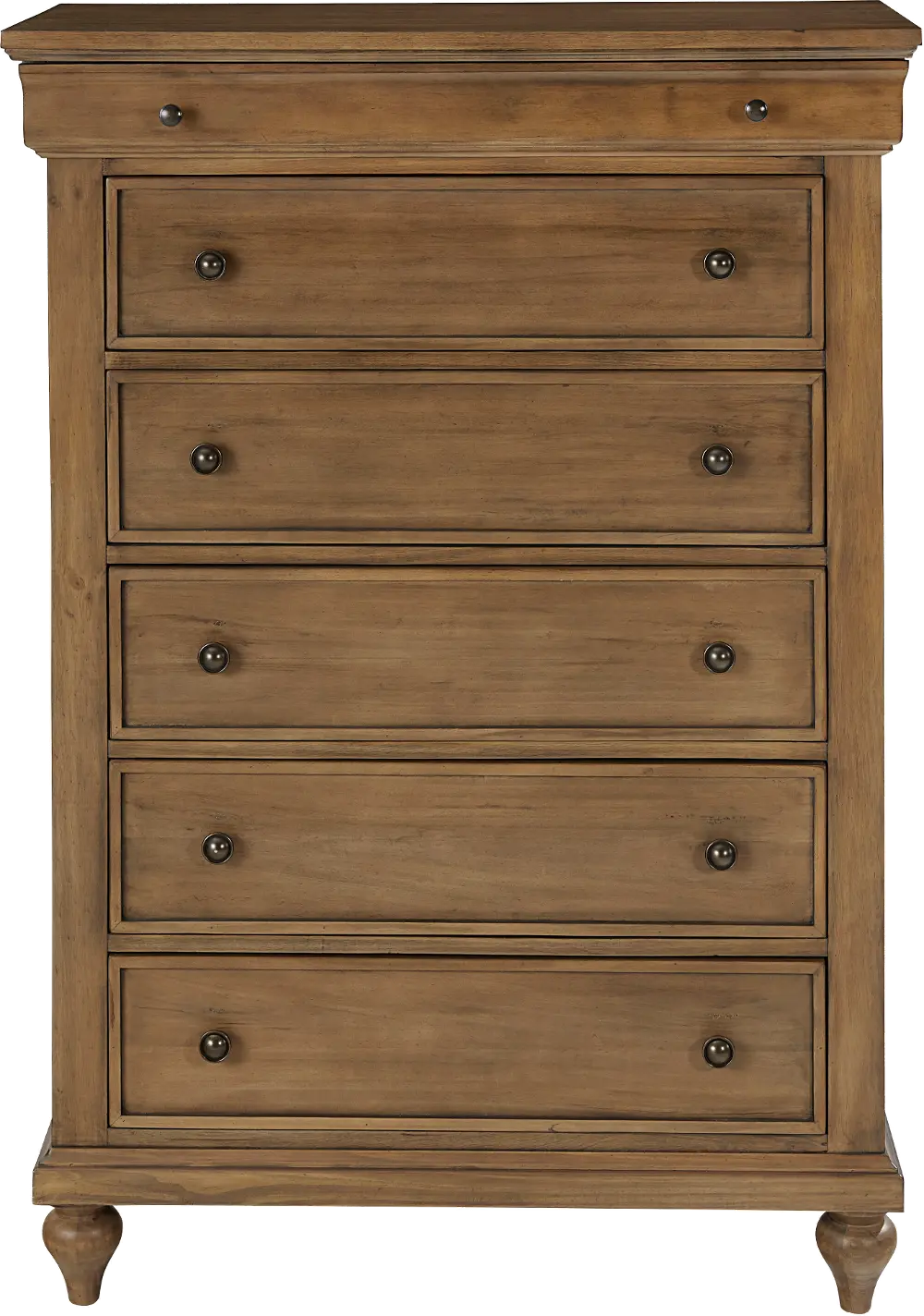 Classic Toffee Brown Chest of Drawers - Brussels-1