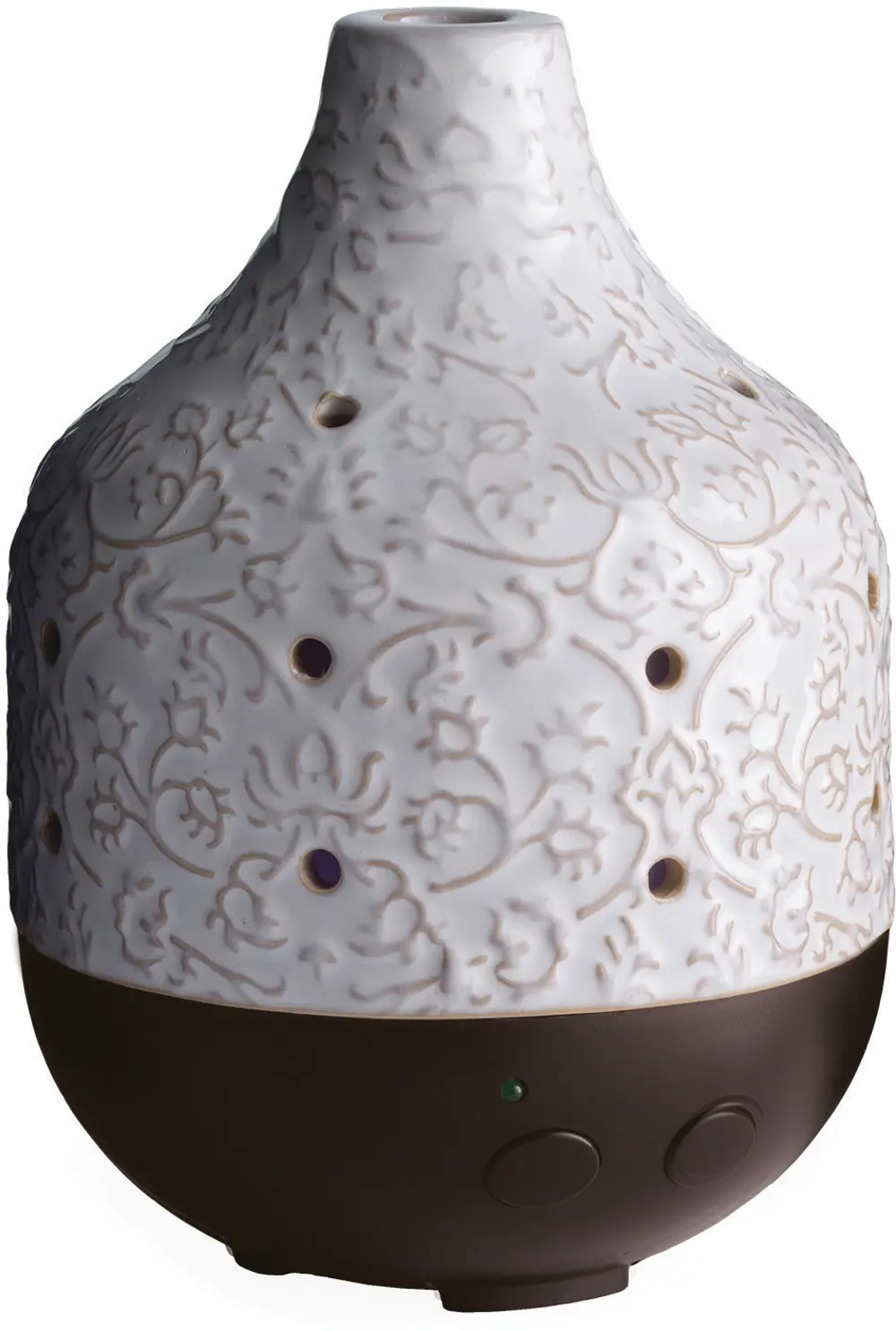 Glazed Ivory Botanical Large Airome Ultrasonic Diffuser-1