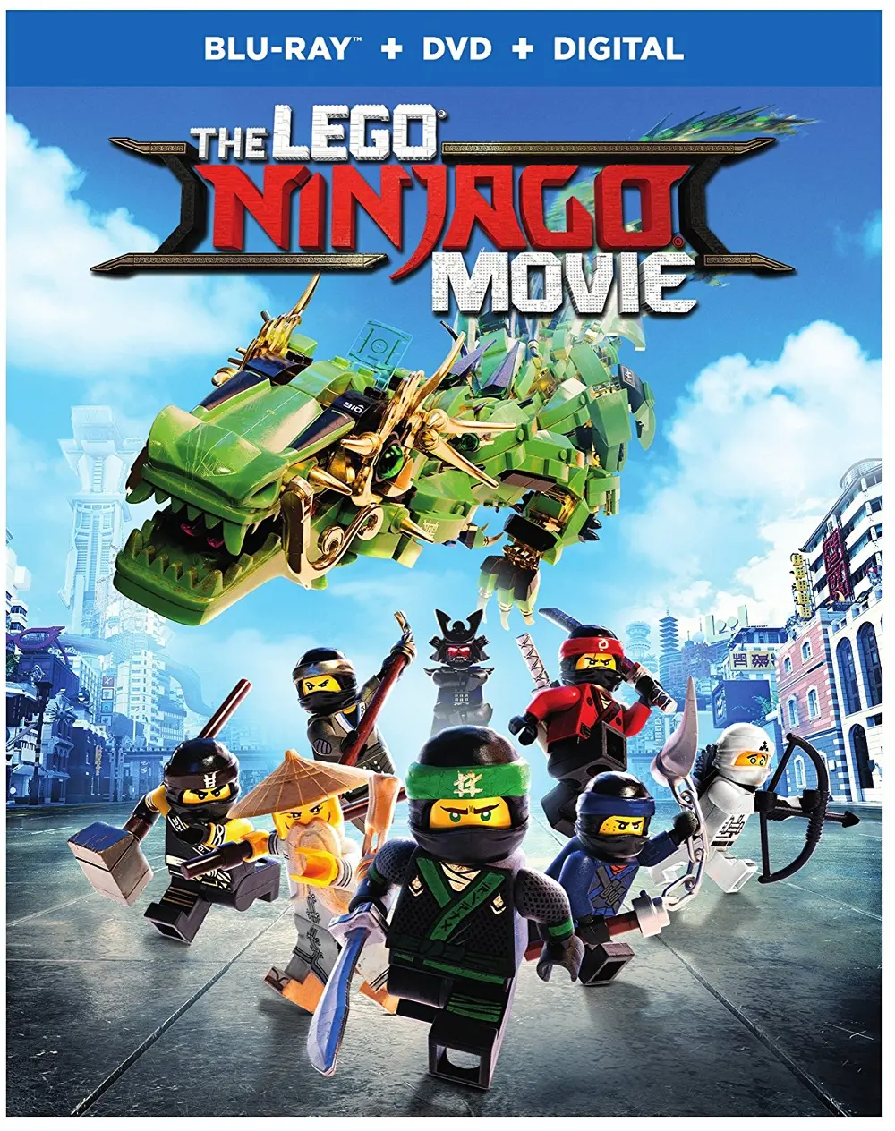 The Lego Ninjago Movie (Blu-ray + DVD + Digital HD)-1