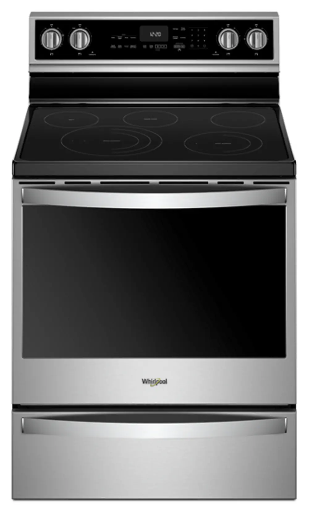 WFE975H0HZ Whirlpool 6.4 cu ft Electric Range - Stainless Steel-1