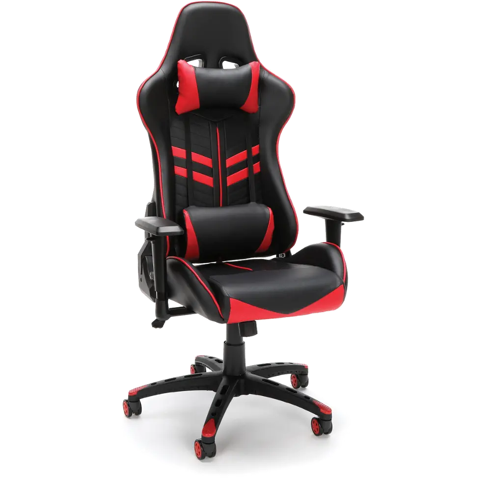 Racing Style Red and Black Gaming Chair - Essentials-1