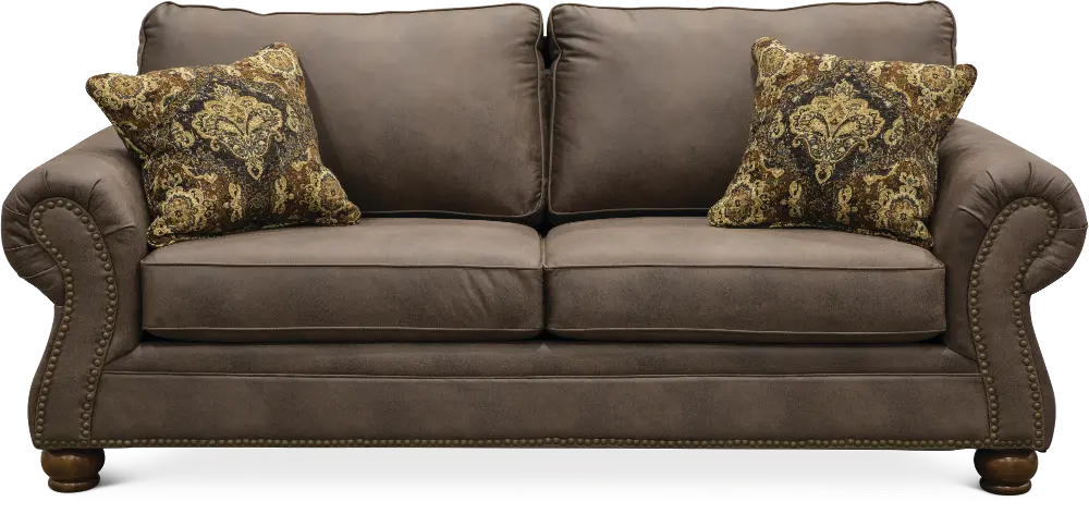 Tahoe Oak Brown Sofa-1