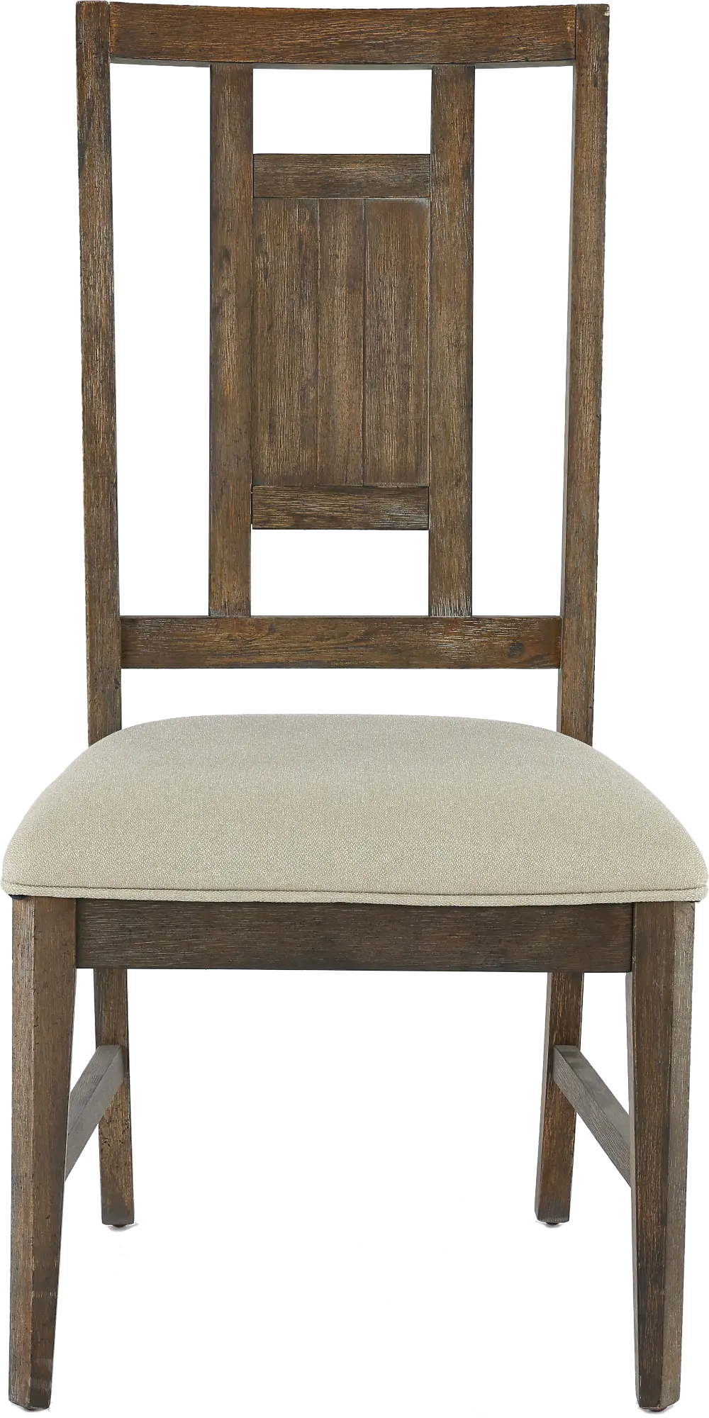 Artisan Prairie Gray Lattice Back Dining Room Chair-1