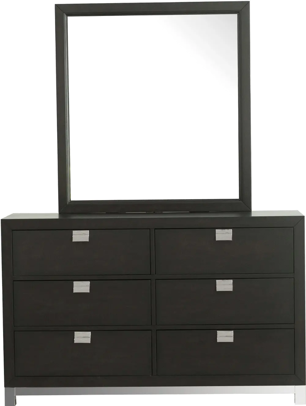 Modern Charcoal Gray Dresser - Metro-1