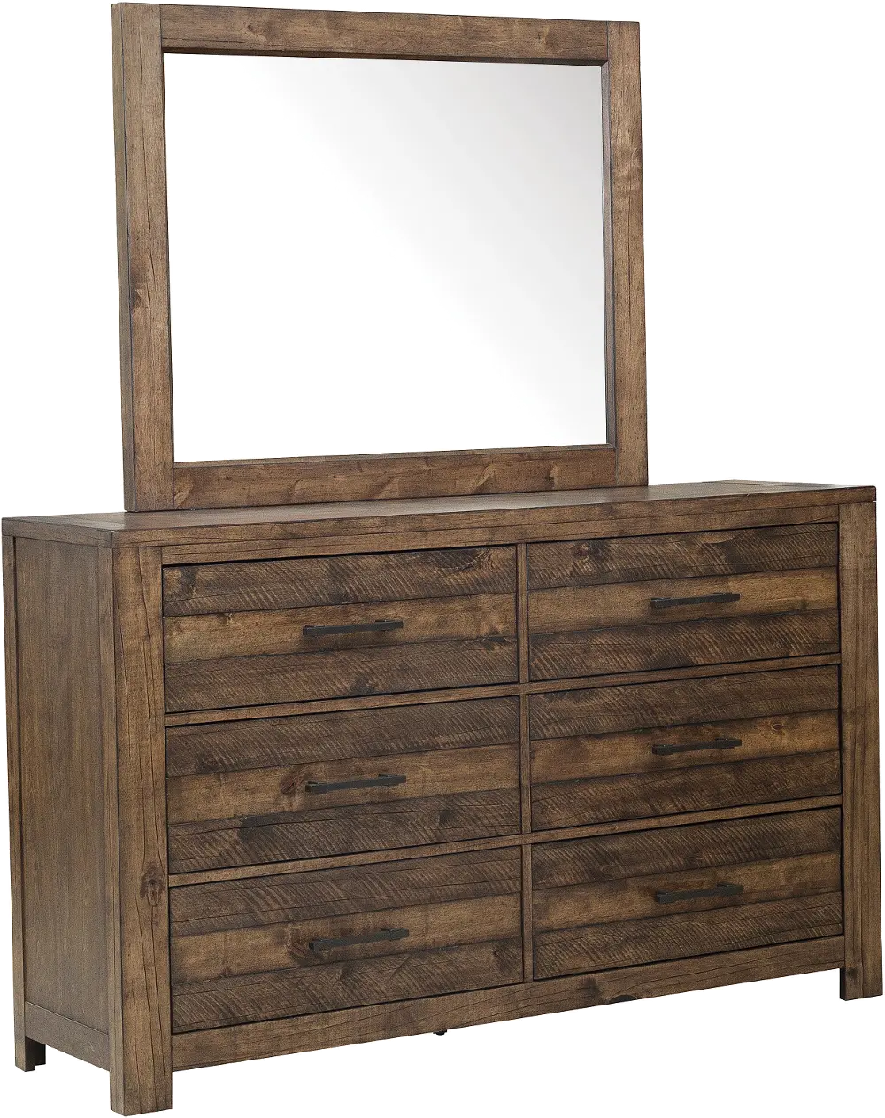 Reclaimed Modern Brown Dresser - Dakota-1