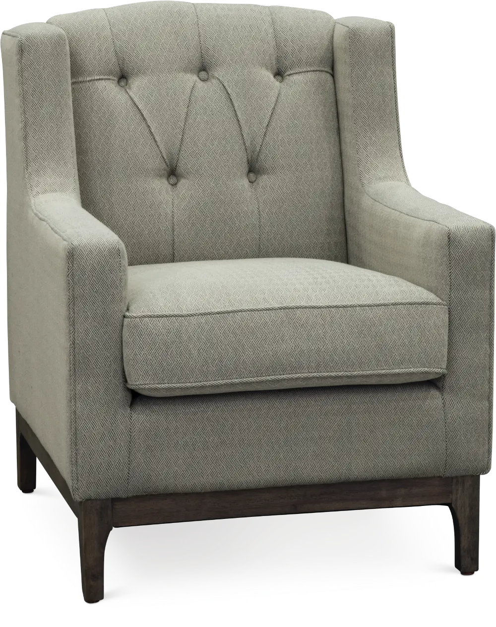 Beige and Black Tapestry Accent Chair - Princeton-1