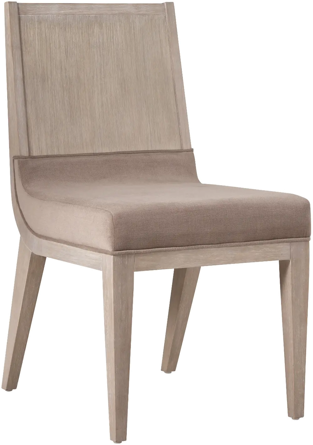 Modern Frosted Ash Upholstered Dining Chair - Alexandra-1