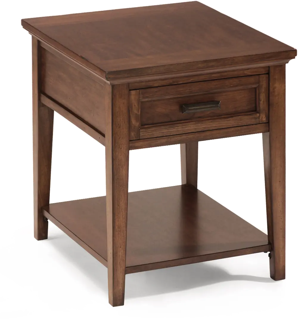Toffee Brown End Table - Harbor Bay-1