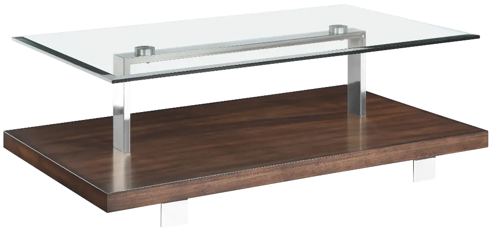 Minimalistic Modern Glass Coffee Table - Modern Loft-1