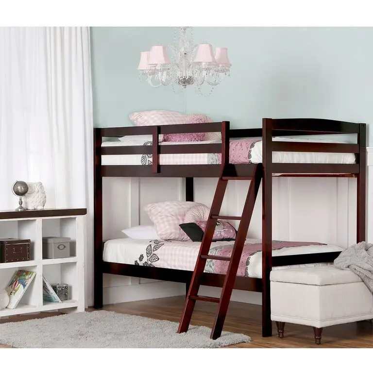 Cherry Twin-over-Twin Bunk Bed - Taylor-1