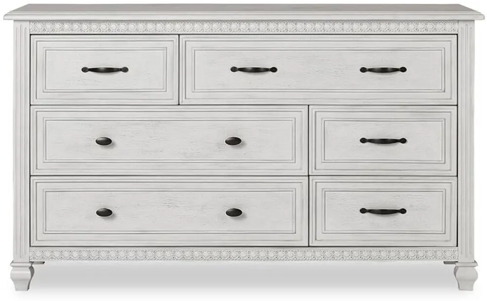 862-AM Antique Gray 6-Drawer Dresser - Madison-1