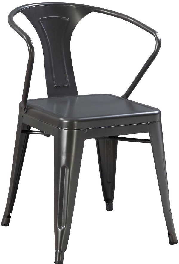 Dining Room Chairs And Furniture From Rc Willey Gunmetal Gray Metal Dining Room Chair Dakota