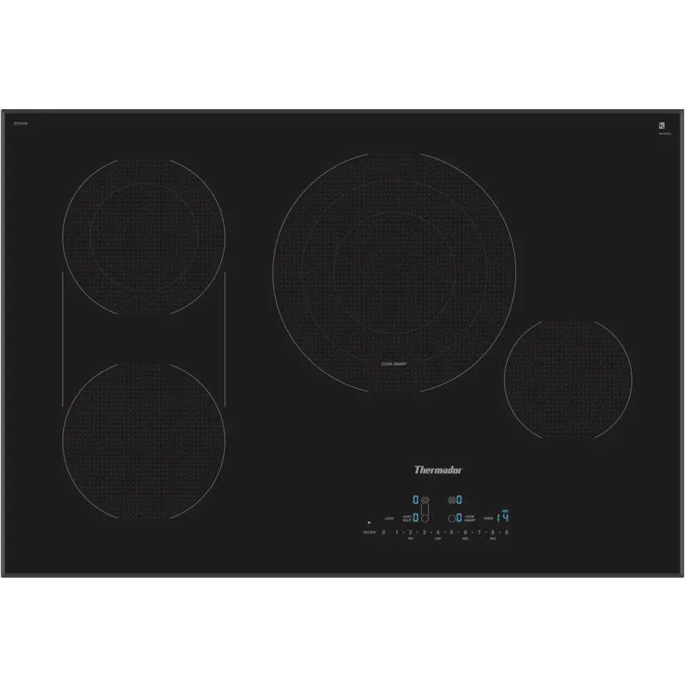 CET305TB Thermador 30 Inch Electric Cooktop - Black-1