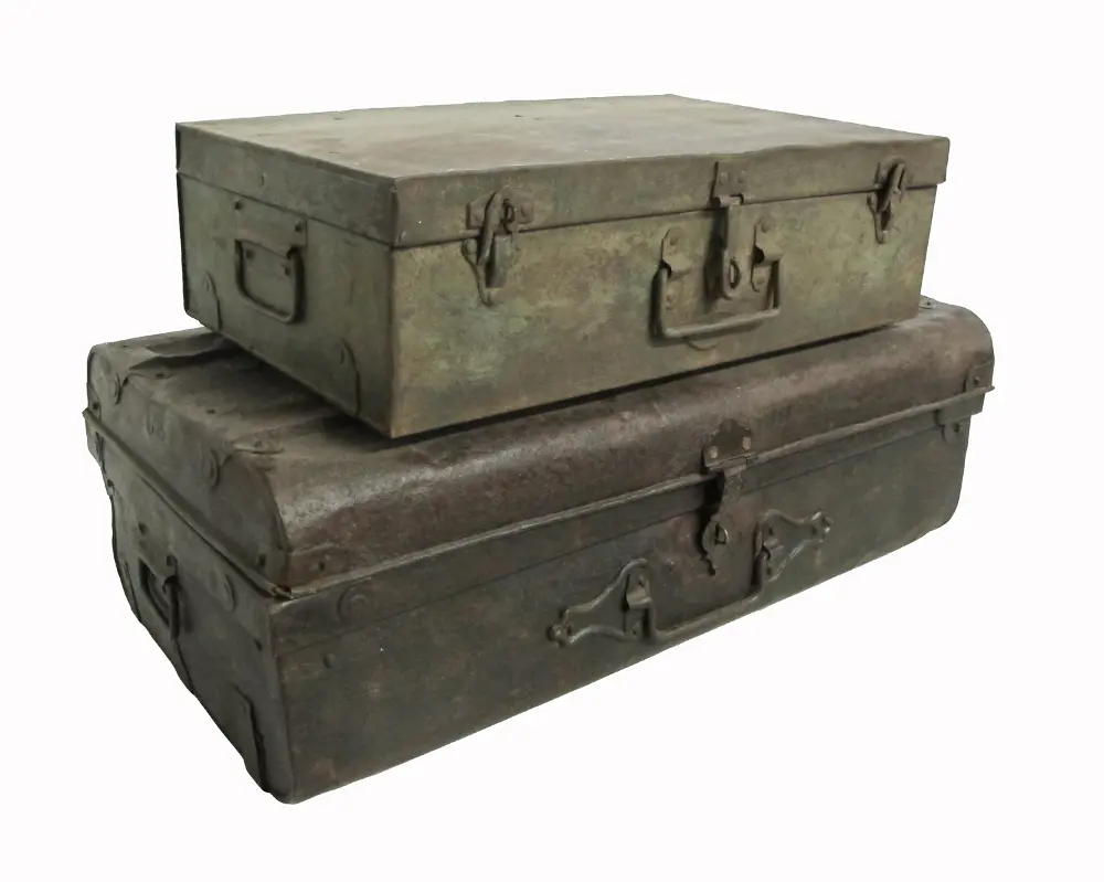 Assorted Vintage Iron Luggage-1