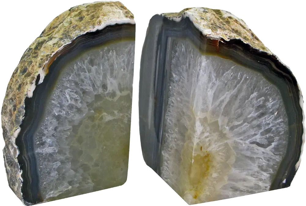 Medium Agate Bookend Pair-1