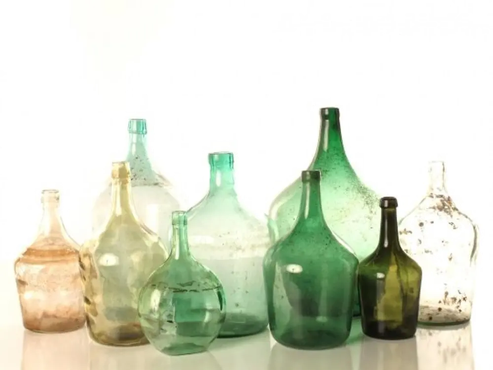Assorted Medium Antique Glass Bottle-1