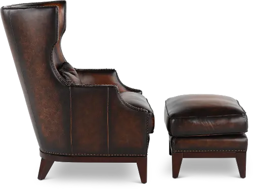 Rc willey store chair and ottoman