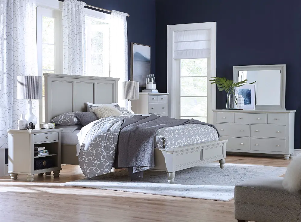 Cambridge Gray 4 Piece Queen Bedroom Set-1