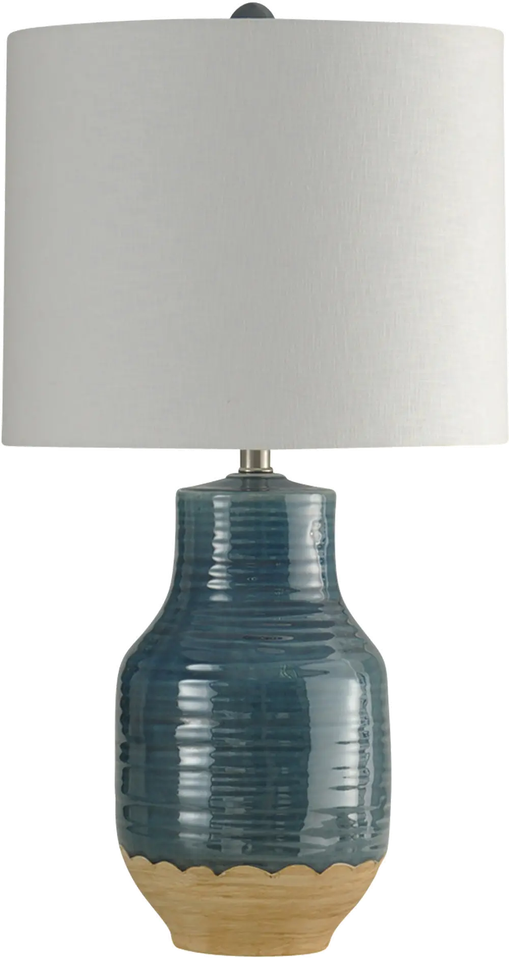 Blue Ceramic Table Lamp - Prova-1