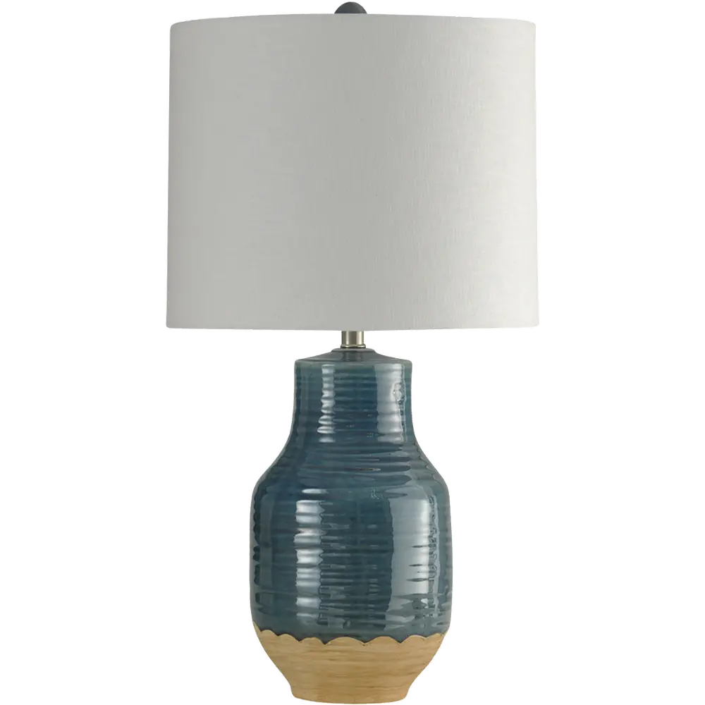 Blue Ceramic Table Lamp - Prova-1