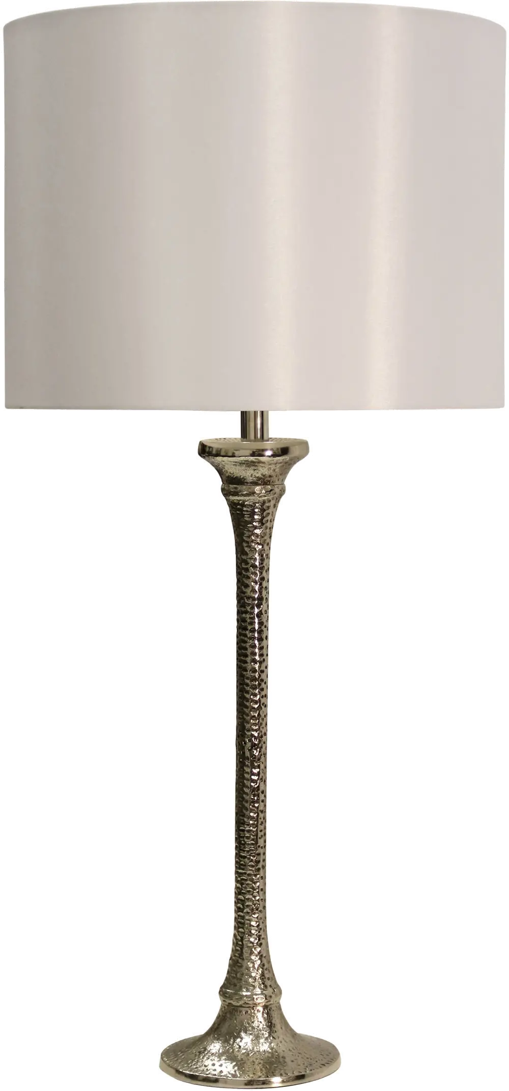 Hammered Texture Candle Stick Table Lamp-1