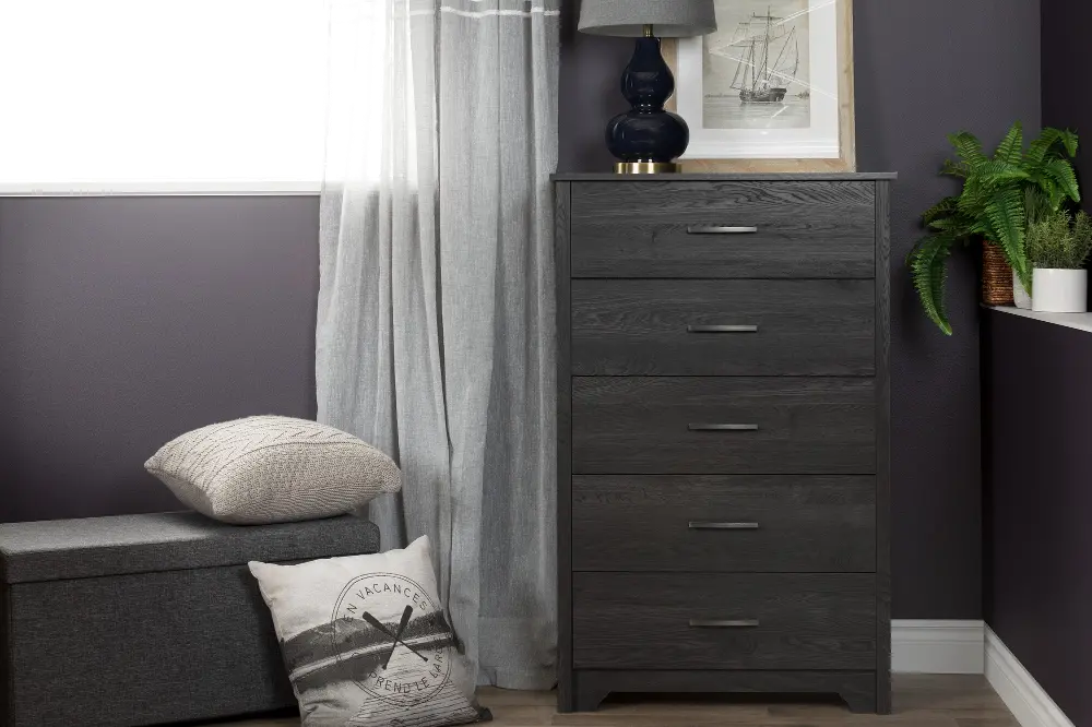 11317 Fusion Gray Oak Chest of Drawers-1