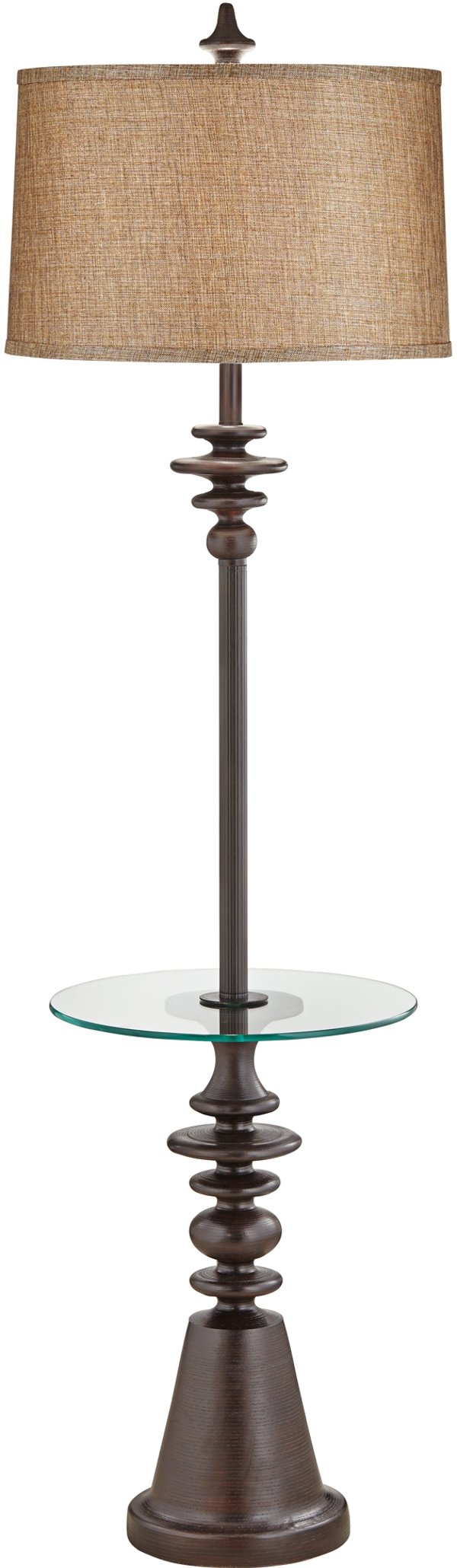 Rc Willey S Floor Lamps And Lights Clearance Espresso Floor Lamp With A Glass Tray Windermere