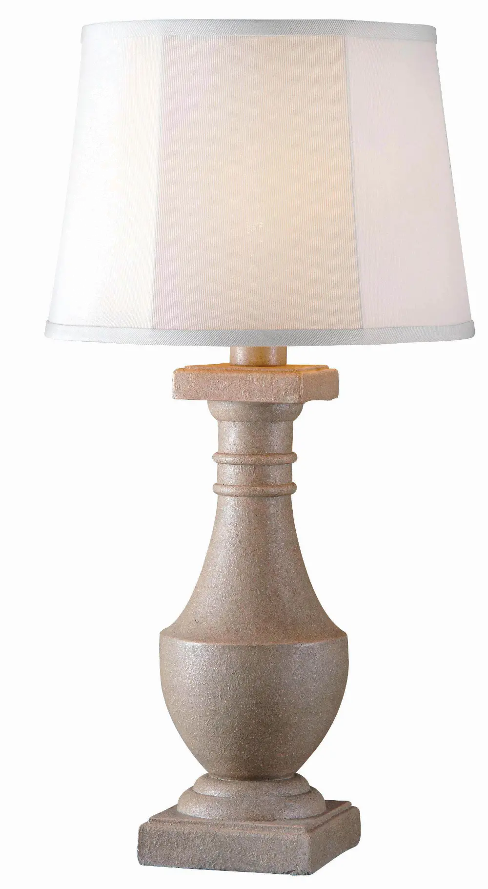 Neutral Outdoor Table Lamp - Coquina-1